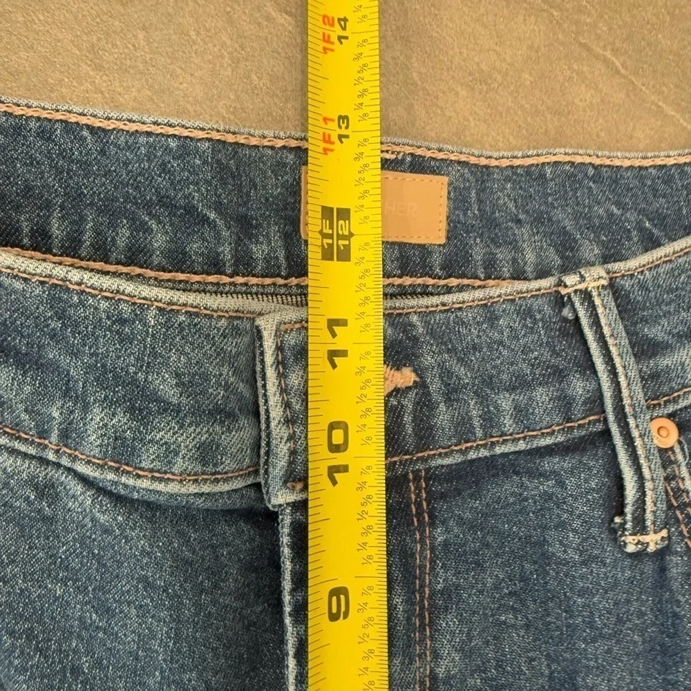 NEW MOTHER twister sneak jean in Local Charm high waisted wide leg NWT size 31 - Picture 11 of 14